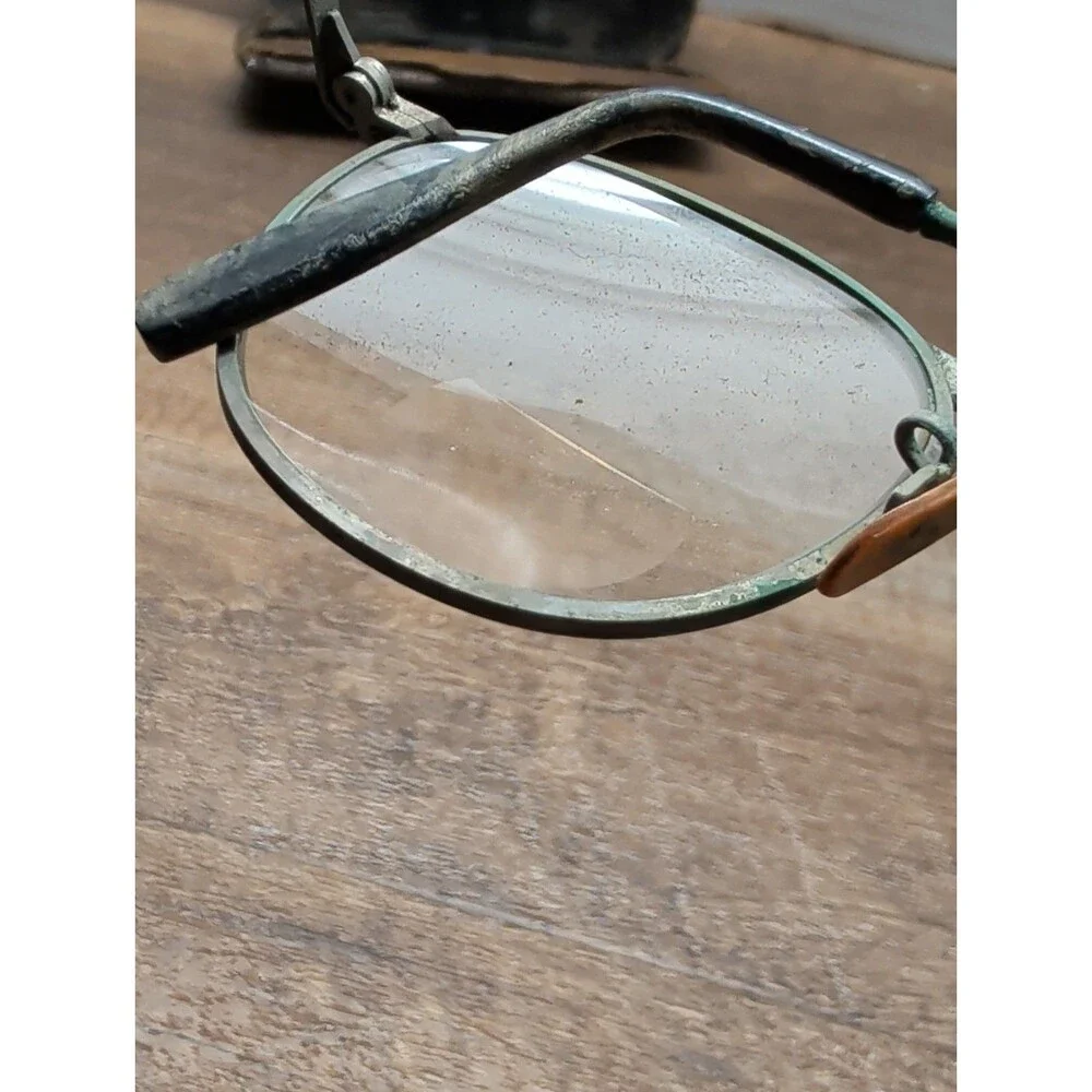 Vintage Fendall 25 Eyeglasses With Bi Focals And Case